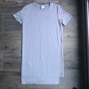 Club Monaco T-shirt dress with double layer design